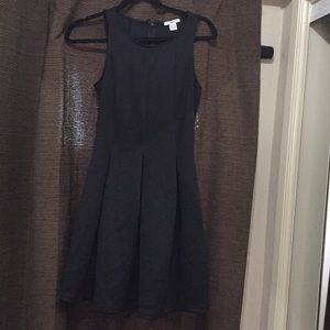 Bar III little black mid-length pleated dress